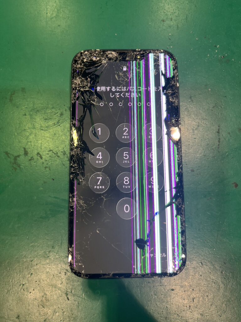 mozo店】iPhone14の画面交換修理【北名古屋市からご来店】 | iPhone